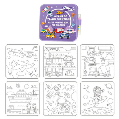 Busyhandskids AquaMagic Book™ – Reusable Water Painting Book for Toddlers