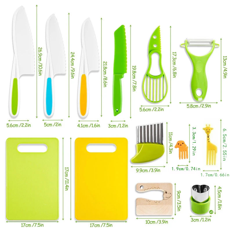 Busyhandskids Little Chef Kit™ – Montessori Kids Cooking Tools Set