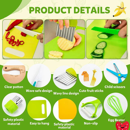 Busyhandskids Little Chef Kit™ – Montessori Kids Cooking Tools Set