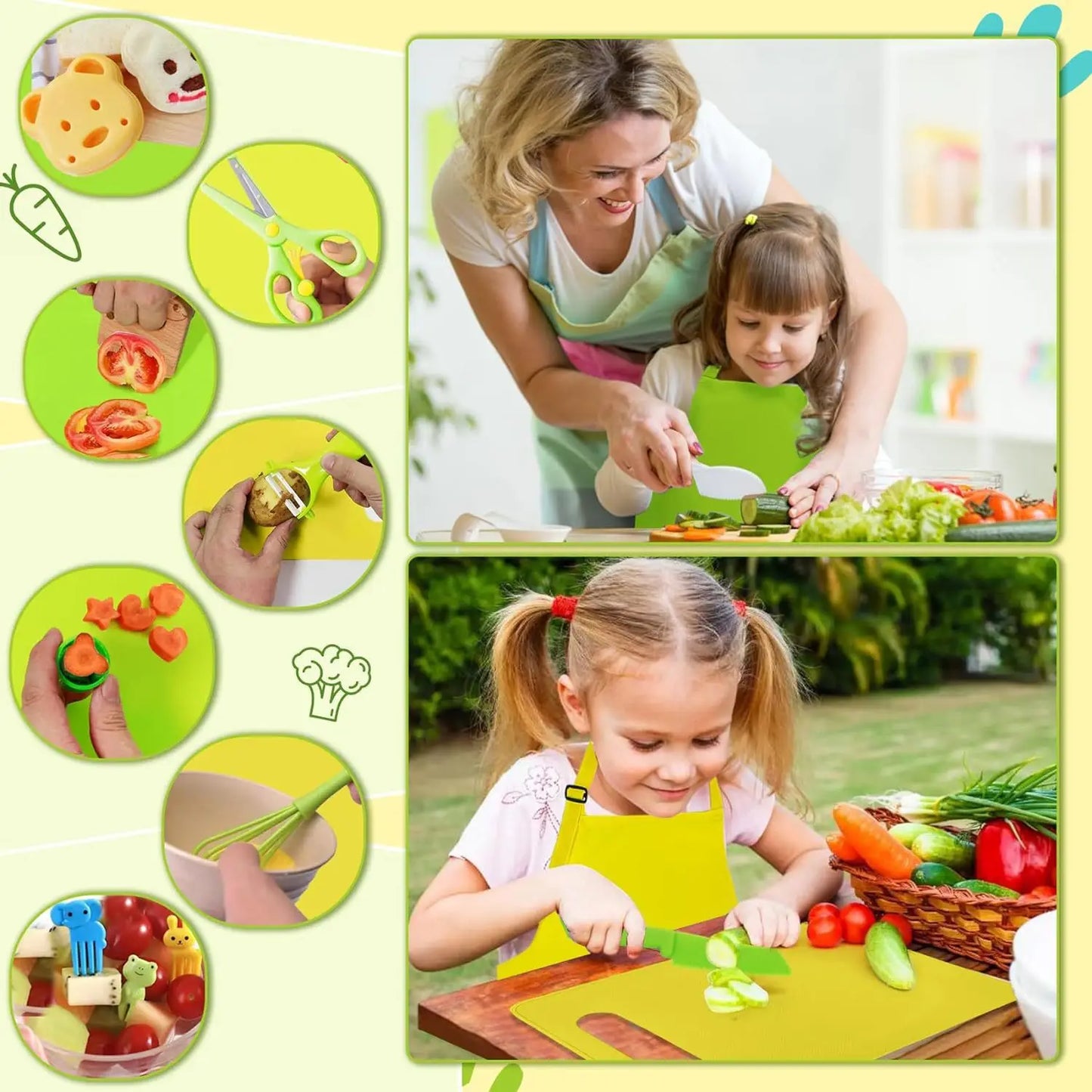 Busyhandskids Little Chef Kit™ – Montessori Kids Cooking Tools Set