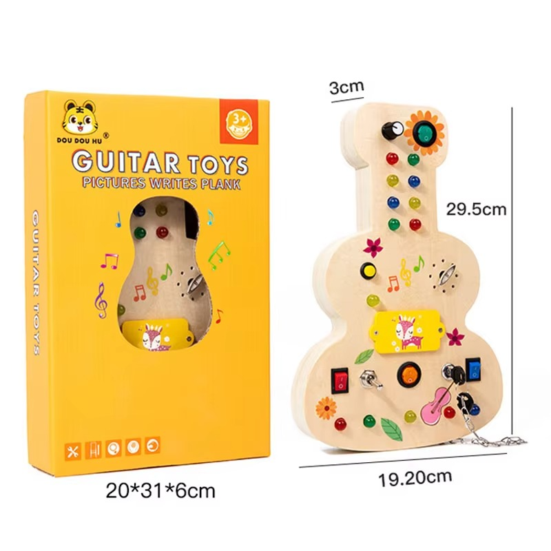Busyhandskids Glow & Learn Board™ – Montessori Wooden LED Learning Board for Little hands